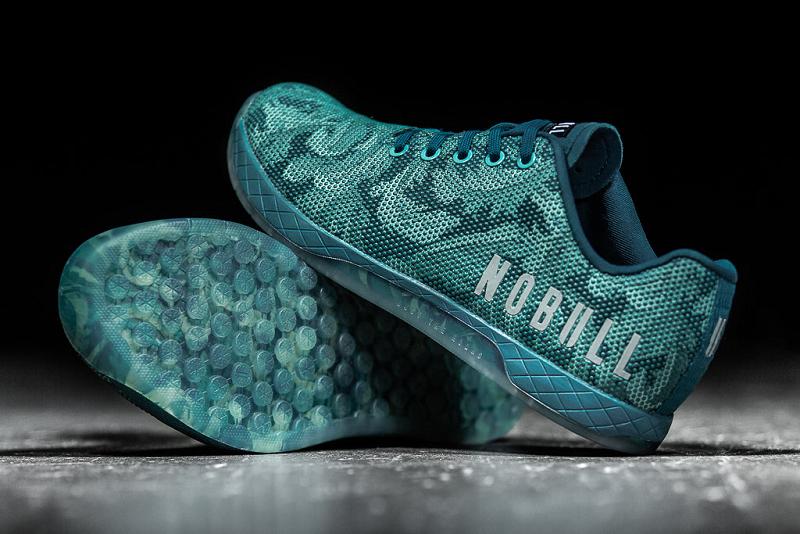 Women's Nobull Leaf Trainers Turquoise | SG V2848R